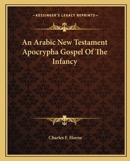 Front cover_An Arabic New Testament Apocrypha Gospel of the Infancy