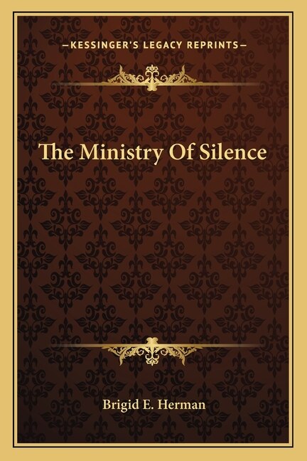 Couverture_The Ministry Of Silence