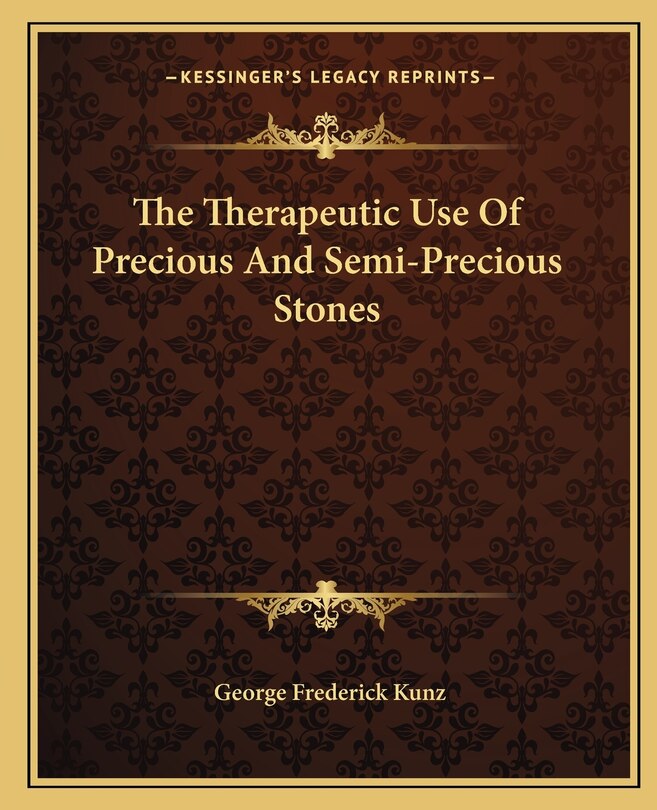 Couverture_The Therapeutic Use Of Precious And Semi-Precious Stones