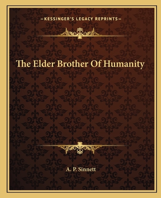 Couverture_The Elder Brother Of Humanity