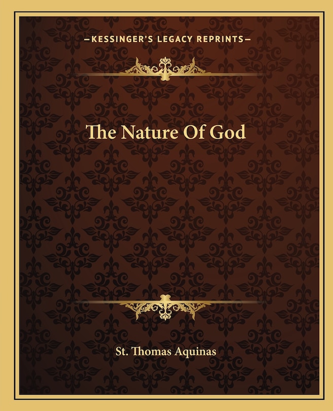 Couverture_The Nature Of God