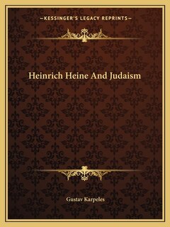 Heinrich Heine And Judaism