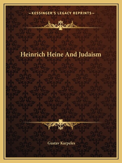 Heinrich Heine And Judaism