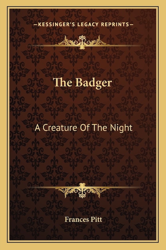 Front cover_The Badger