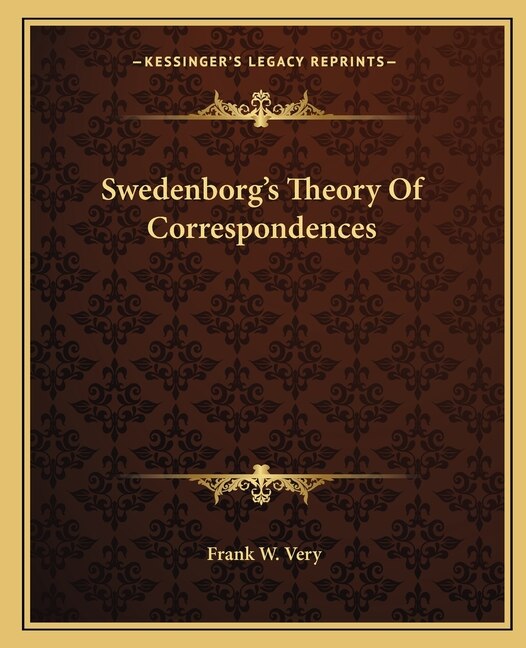 Front cover_Swedenborg's Theory Of Correspondences