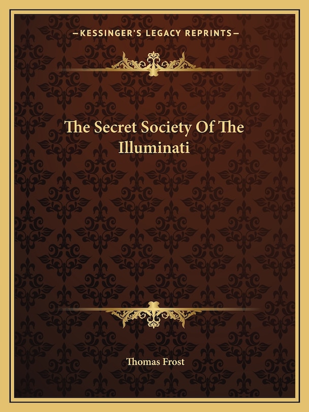 Front cover_The Secret Society Of The Illuminati