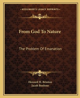 Front cover_From God To Nature