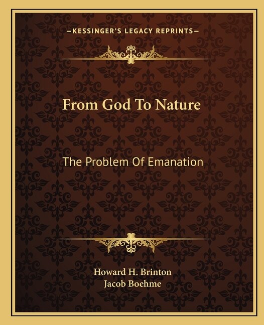 Front cover_From God To Nature