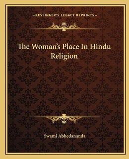 Front cover_The Woman's Place in Hindu Religion