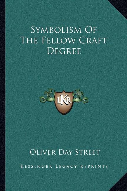 Front cover_Symbolism Of The Fellow Craft Degree
