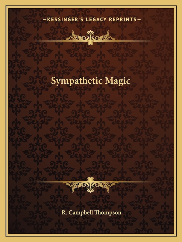 Front cover_Sympathetic Magic