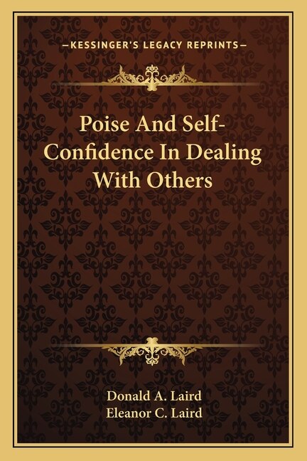 Couverture_Poise And Self-Confidence In Dealing With Others