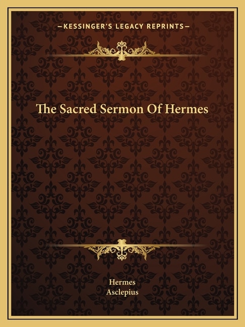 Front cover_The Sacred Sermon Of Hermes