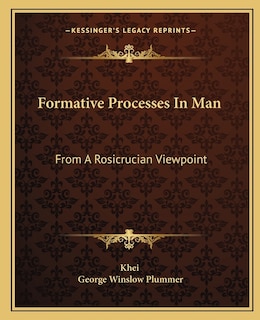 Couverture_Formative Processes In Man