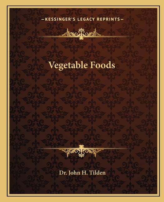 Front cover_Vegetable Foods
