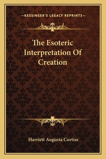 Front cover_The Esoteric Interpretation of Creation