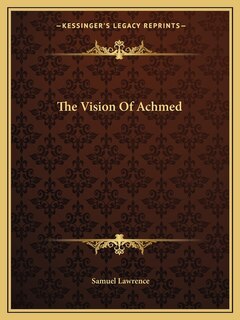 Front cover_The Vision Of Achmed