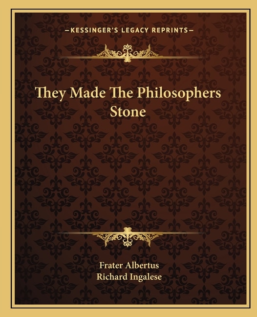 Couverture_They Made The Philosophers Stone