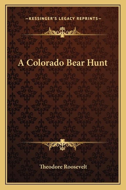 Couverture_A Colorado Bear Hunt