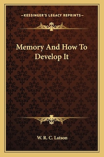 Front cover_Memory And How To Develop It