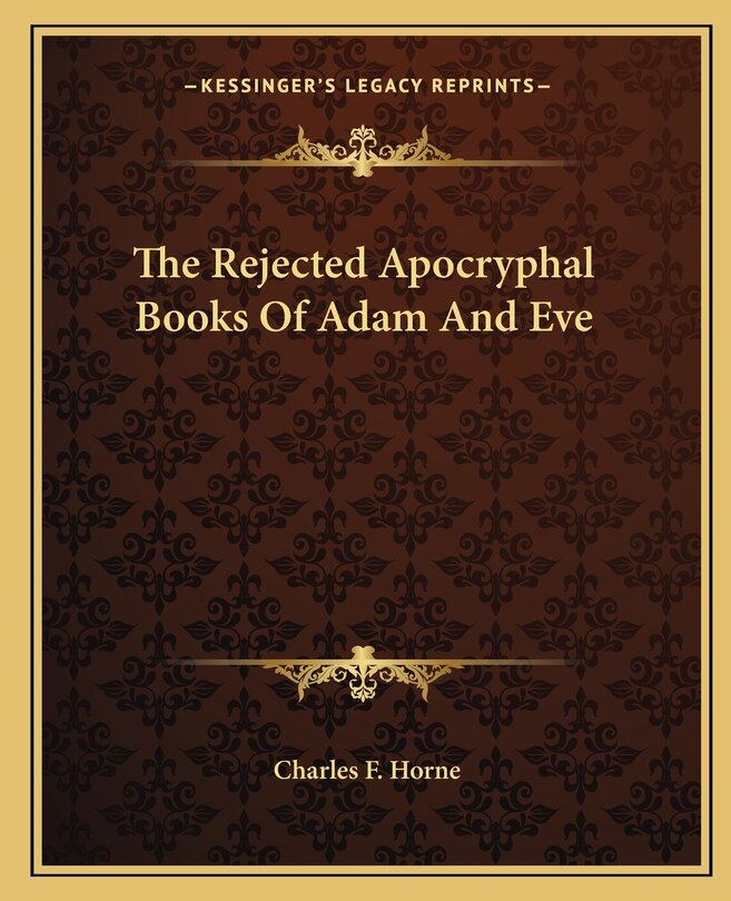 Couverture_The Rejected Apocryphal Books of Adam and Eve