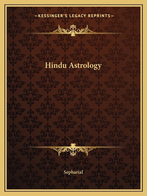 Front cover_Hindu Astrology