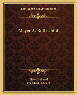 Front cover_Mayer A. Rothschild