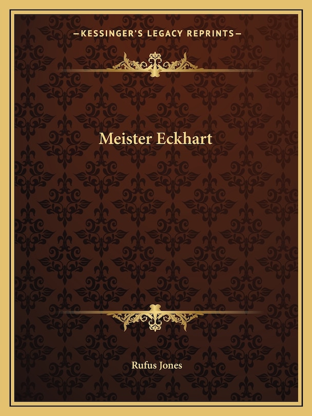 Front cover_Meister Eckhart