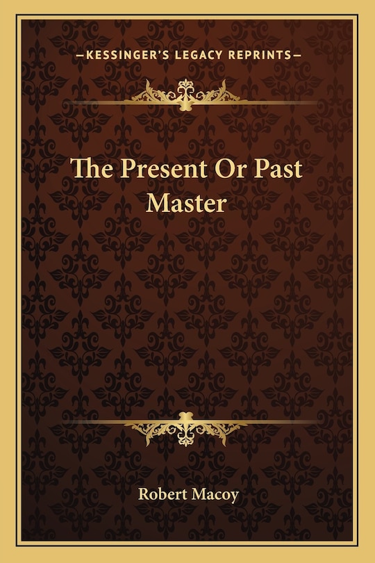 Couverture_The Present Or Past Master