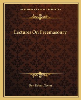 Front cover_Lectures On Freemasonry