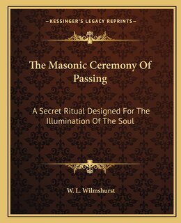 Front cover_The Masonic Ceremony of Passing