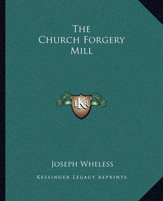 Front cover_The Church Forgery Mill