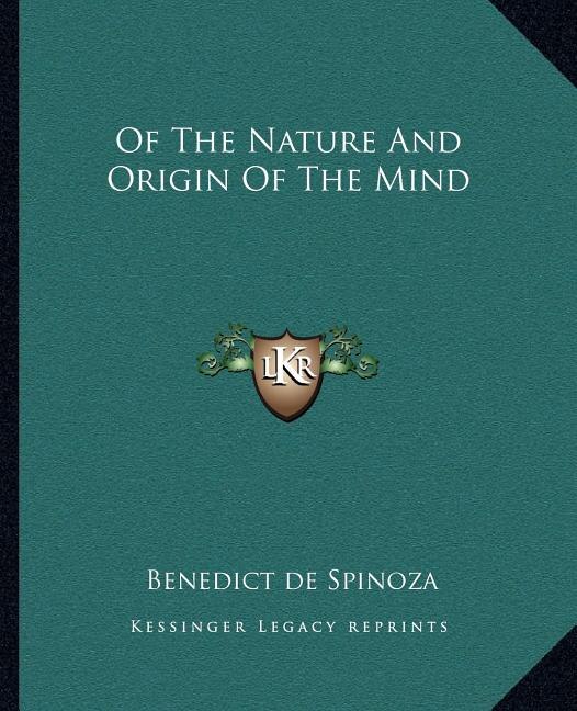 Front cover_Of The Nature And Origin Of The Mind
