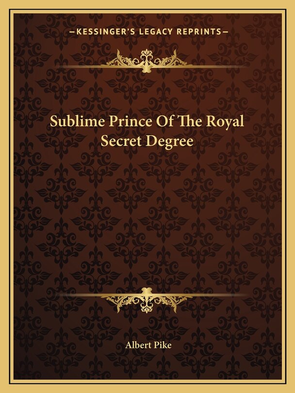 Couverture_Sublime Prince of the Royal Secret Degree
