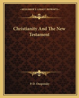 Front cover_Christianity and the New Testament