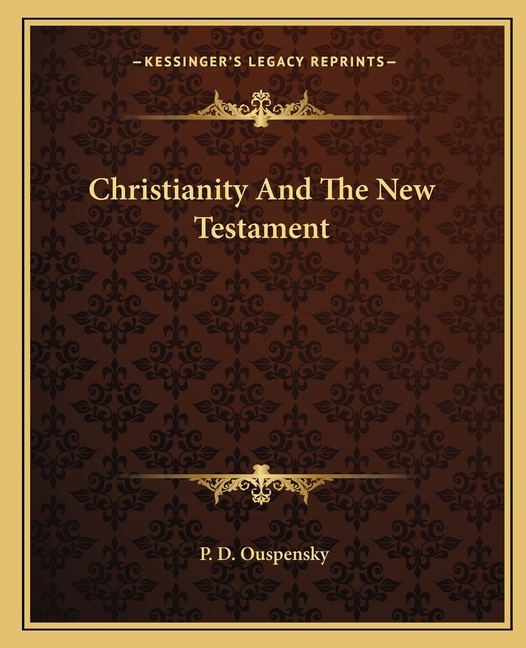 Front cover_Christianity and the New Testament