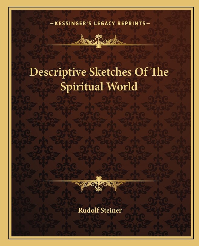 Couverture_Descriptive Sketches of the Spiritual World