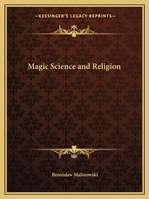 Front cover_Magic Science and Religion