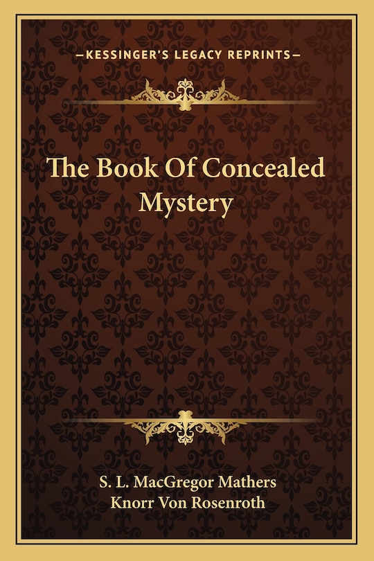 Front cover_The Book of Concealed Mystery