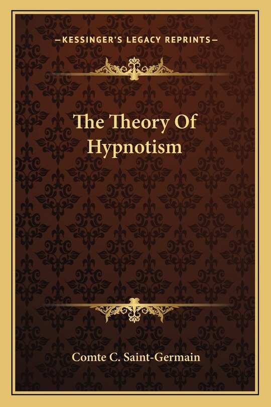Couverture_The Theory Of Hypnotism