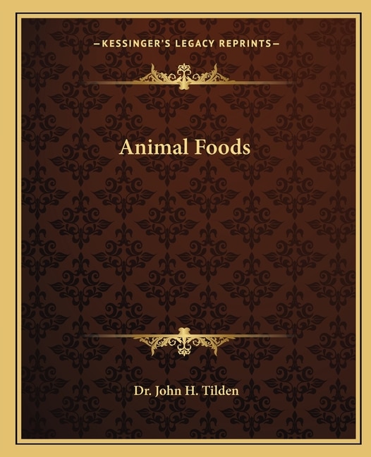 Front cover_Animal Foods