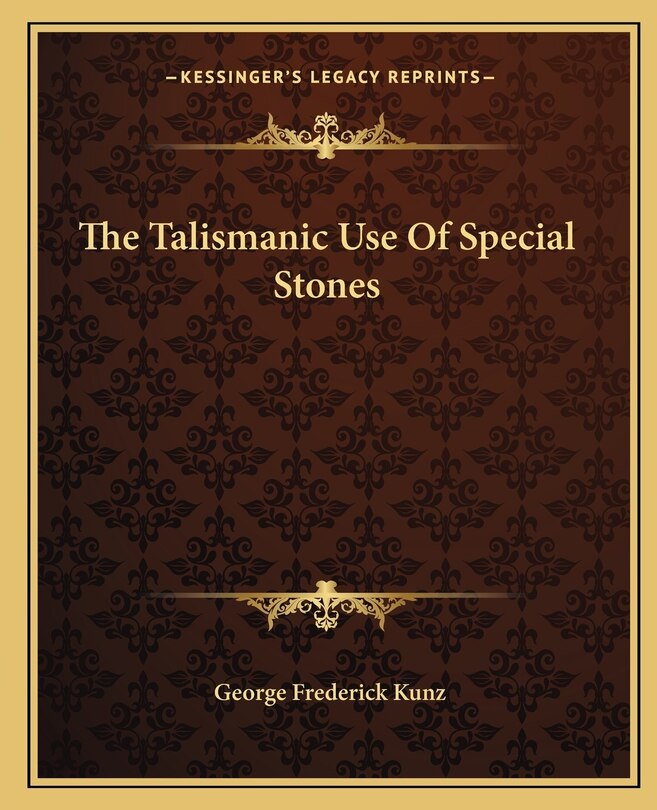 Front cover_The Talismanic Use Of Special Stones