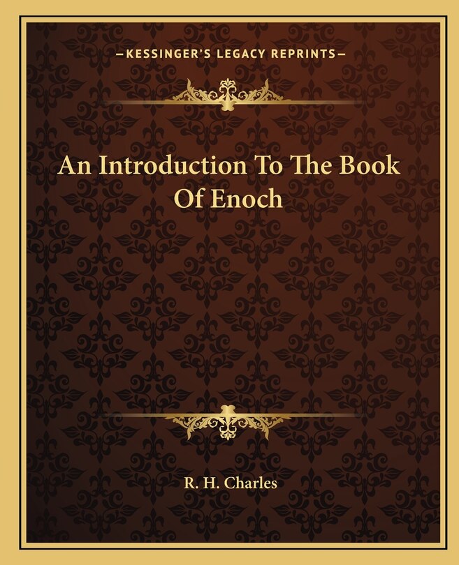 Front cover_An Introduction To The Book Of Enoch