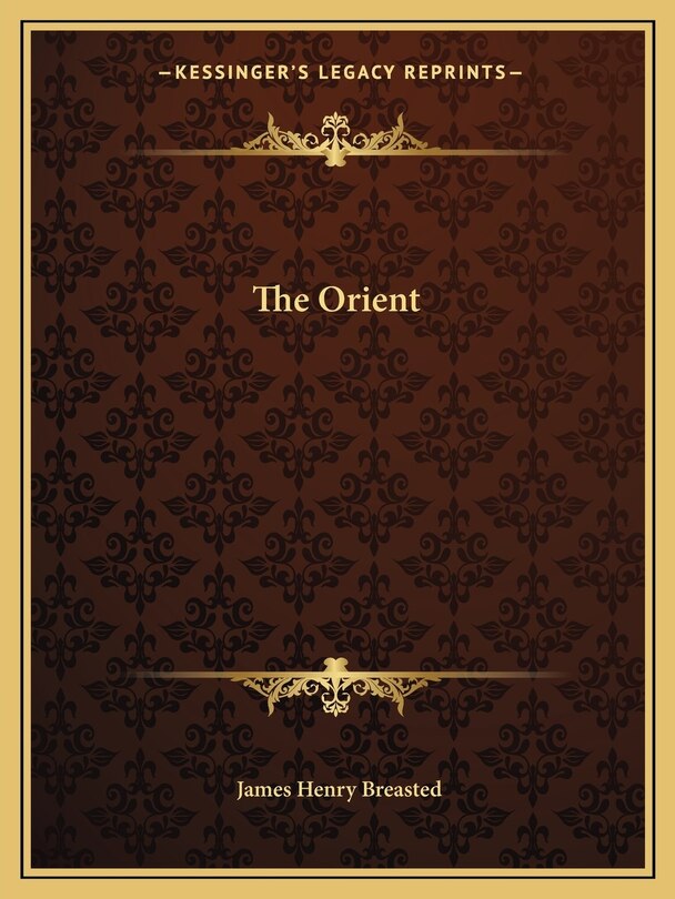 Front cover_The Orient