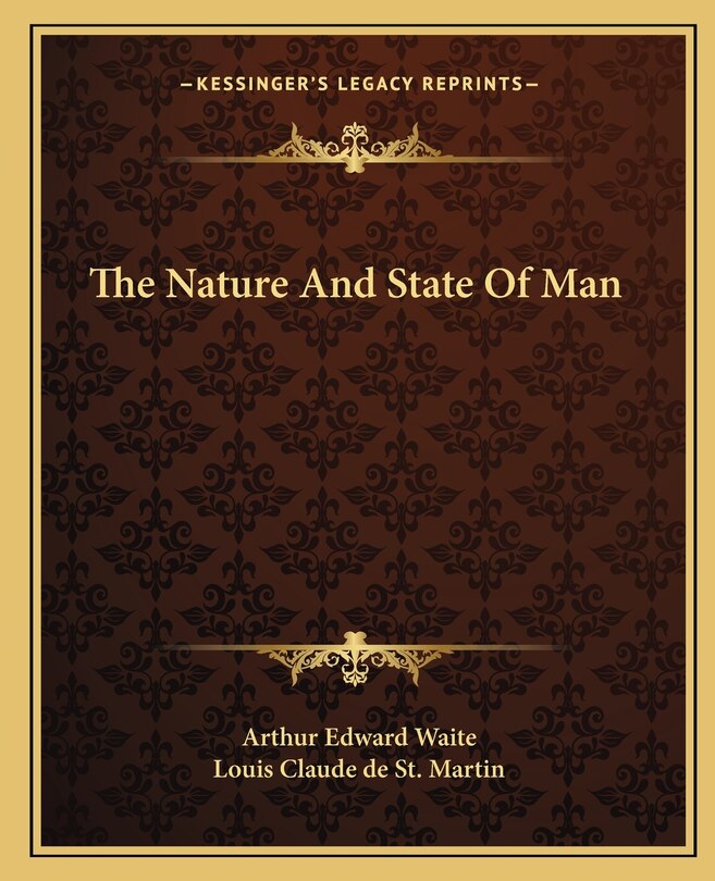 Couverture_The Nature And State Of Man