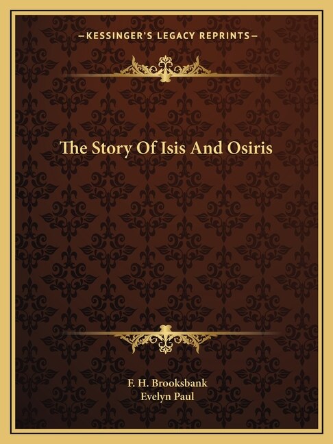 Couverture_The Story Of Isis And Osiris