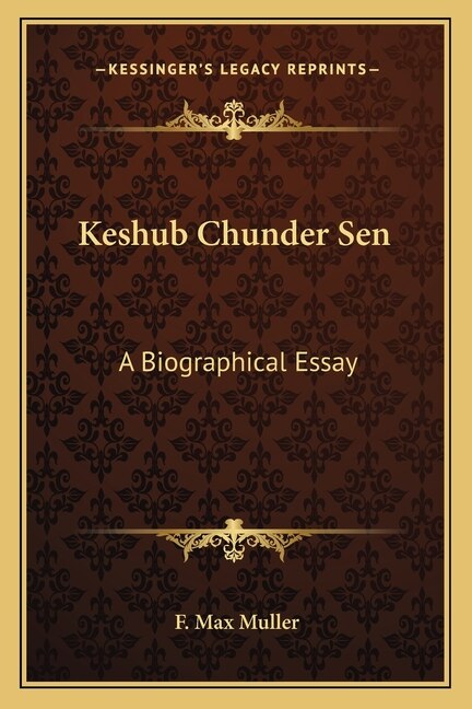 Front cover_Keshub Chunder Sen