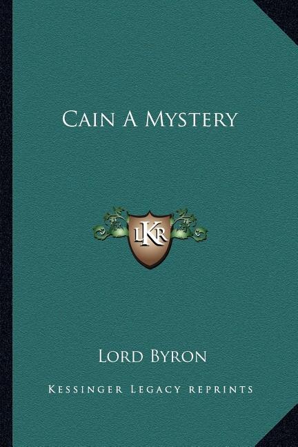 Front cover_Cain A Mystery