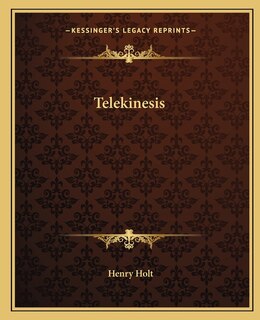Front cover_Telekinesis