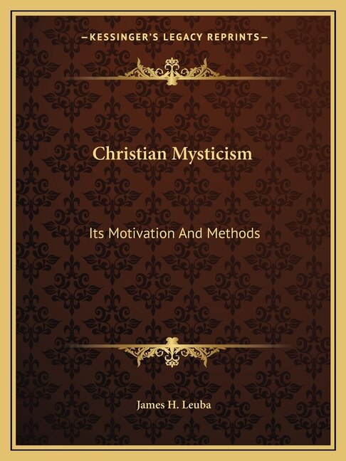 Front cover_Christian Mysticism